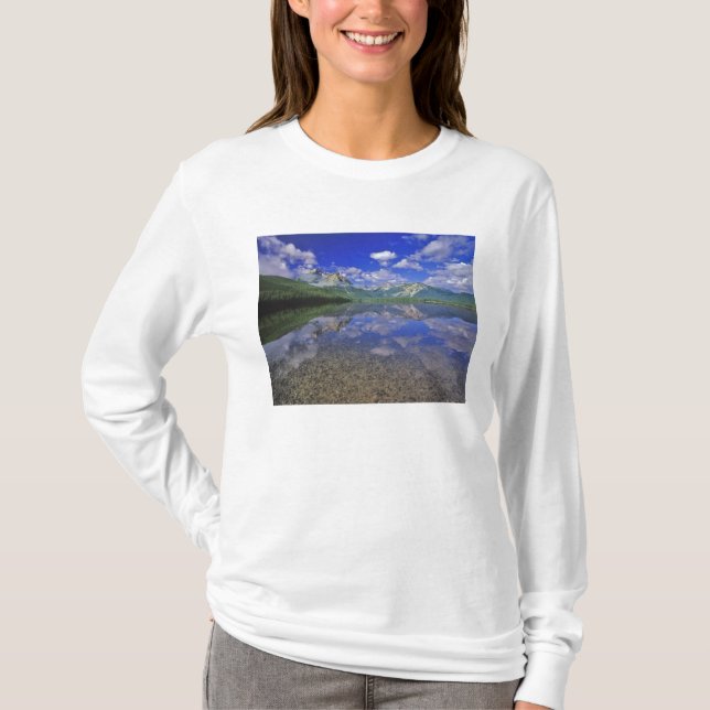 Camiseta Lago Stanley nas montanhas Sawtooth de Idaho (Frente)