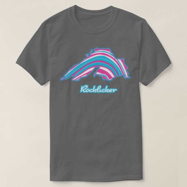 Camiseta Lago Superior Rockhounneon (Frente do Design)