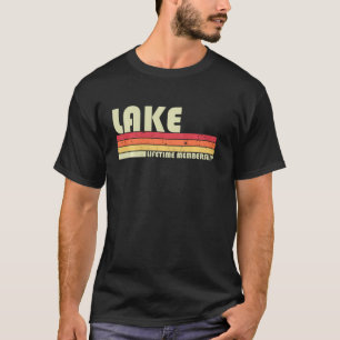 Camiseta Lago Surname Funny Retro Vintage 80s 90s Aniversár