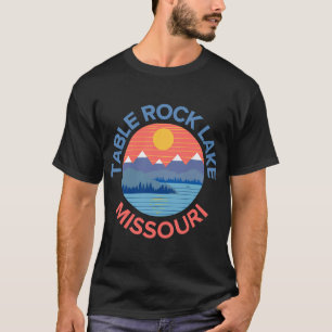 Camiseta Lago Table Rock Missouri Embarcações, Pesca, Camin