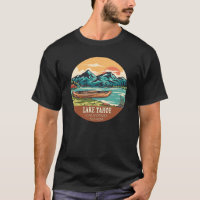 Lago Tahoe Barco de Pesca Emblem