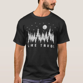 Camiseta Lago Tahoe Califórnia Nevada Amante da Natureza Fl