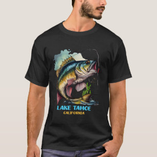 Camiseta Lago Tahoe California Pesca Trip Fisher Gear Fis