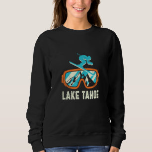 Camiseta Lago Tahoe California Retro Vintage Skiing E Sno