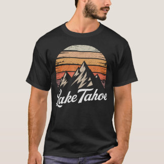 Camiseta Lago Tahoe Montanha Califórnia Retro Ao Ar Livre