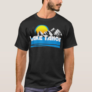 Camiseta Lago Tahoe Retro 80s California Nevada Ski Tank To