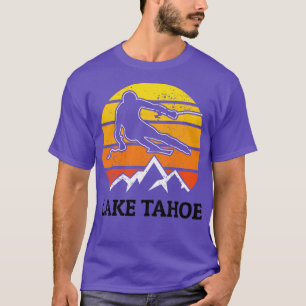 Camiseta Lago Tahoe Retro Ski