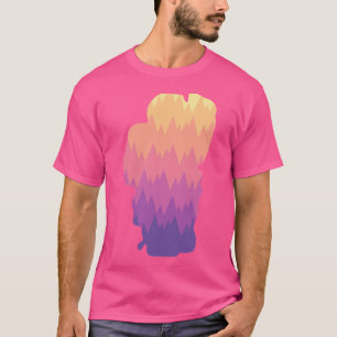 Camiseta Lago Tahoe W Montes Cores Sunset Ativas