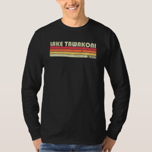 Camiseta Lago Tawakoni Texas Engraçado Pesca Acampamento Ve
