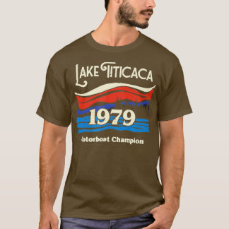 Camiseta Lago Titicaca 1979 Motorboat Champion 1