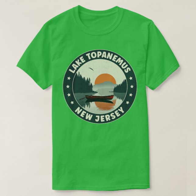 Camiseta Lago Topanemus New Jersey Sunset (Frente do Design)
