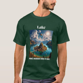 Camiseta Lago Tranquil Oasis: Tee das Águas Interiores