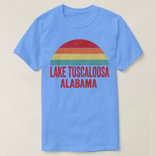 Camiseta Lago Tuscaloosa Alabama (Frente do Design)