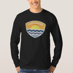 Camiseta Lago Varner Geórgia Ga Pôr do Sol Férias Lembrança