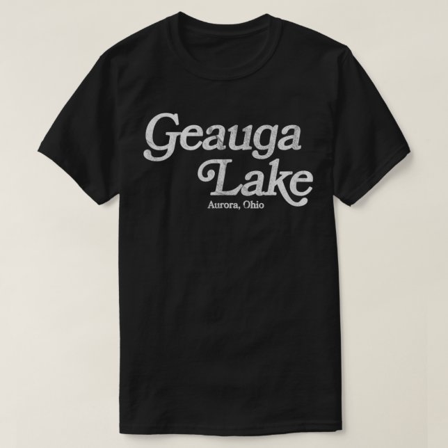 Camiseta Lago Vintage Geauga (Frente do Design)