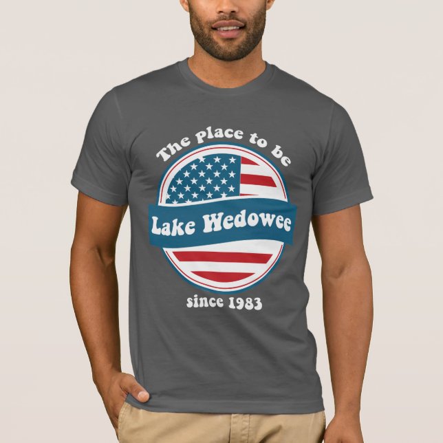 Camiseta Lago Wedowee Tee Patriótico (Frente)