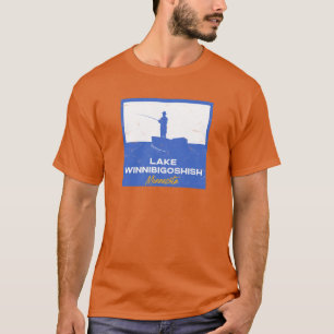 Camiseta Lago Winnibigoshish Minnesota Pesca Outrs Oversize