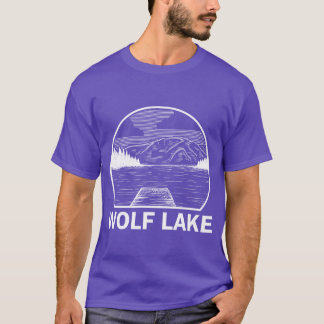 Camiseta Lago Wolf Illinois Pesca Acampamento Amigo de Verã