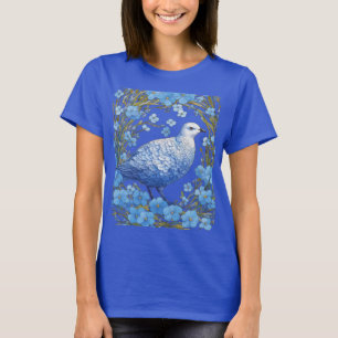 Camiseta Lagópode-comum E Não-Me-Esqueças