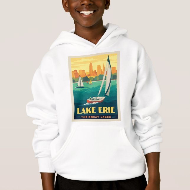 Camiseta Lagos excelente | Lago Erie (Frente)