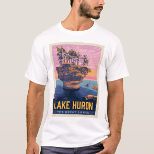Camiseta Lagos excelente   Lago Huron