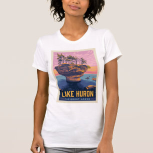Camiseta Lagos excelente   Lago Huron