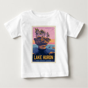 Camiseta Lagos excelente Lago Huron