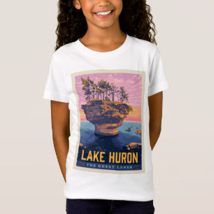 Camiseta Lagos excelente Lago Huron