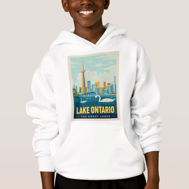Camiseta Lagos excelente | Lago Ontario (Frente)