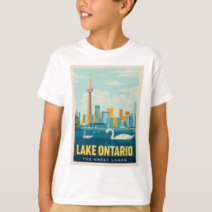 Camiseta Lagos excelente Lago Ontario