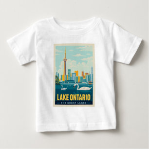 Camiseta Lagos excelente   Lago Ontario