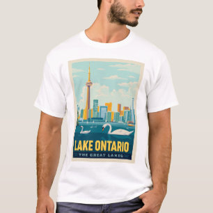 Camiseta Lagos excelente   Lago Ontario