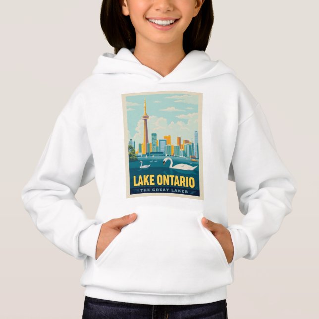 Camiseta Lagos excelente | Lago Ontario (Frente)
