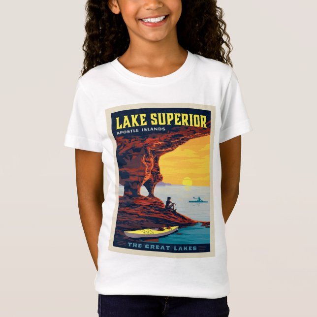 Camiseta Lagos excelente | Lago Superior (Frente)