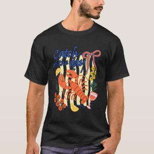 Camiseta Lagosta Amante de Frutos do Mar Lagosta Cozida Foo