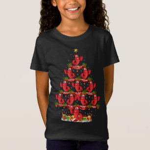 Camiseta Lagosta Lover Xmas Lighting Lobster no Natal