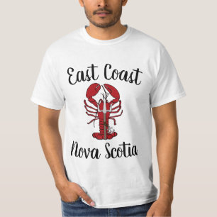 Camiseta Lagosta Nova Escotia Vermelha-Trident-Lagosta-T-Sh