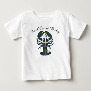 Camiseta Lagosta Oriental Bebê Lagosta Nova Escócia Canada