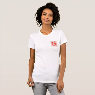 Camiseta Lagosta Pop Crustáceos em Listras de Bala