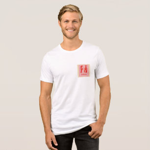 Camiseta Lagosta Pop Crustáceos Negrito em Listras de Bala