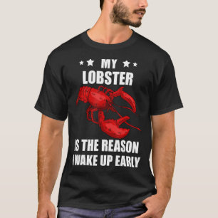 Camiseta Lagosta Vermelha Motivo Da Lagosta Foodie Caju