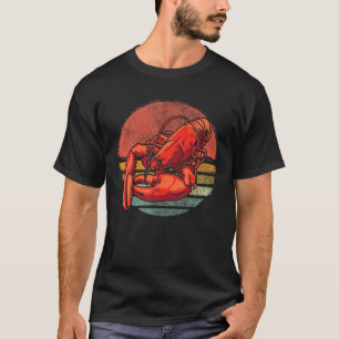 Camiseta Lagosta Vintage Lagosta Animal Retro Lover