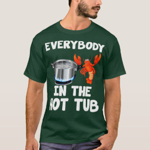 Camiseta Lagostas Arrefecem Lagostas Engraçados Todos No Qu