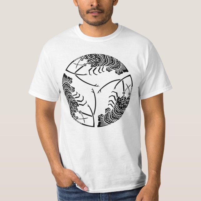 Camiseta Lagostas espinhosas de três caudas (Frente)