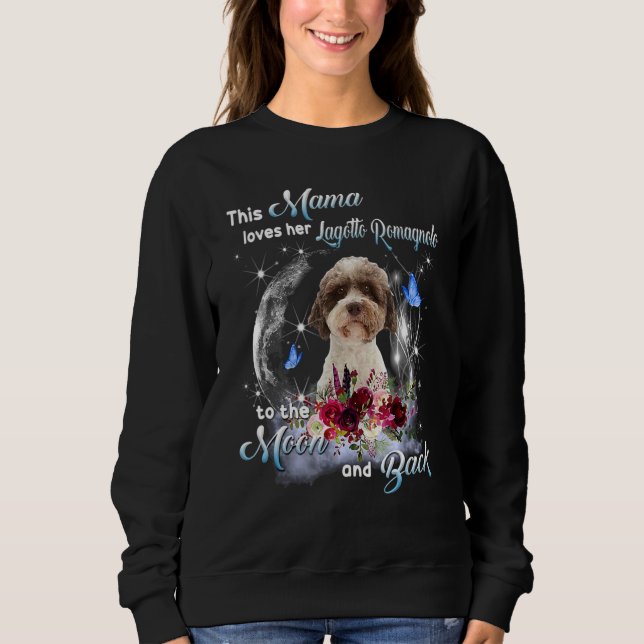 Camiseta Lagotto Romagnolo Dog Mãe Feliz Dia de as mães Par (Frente)