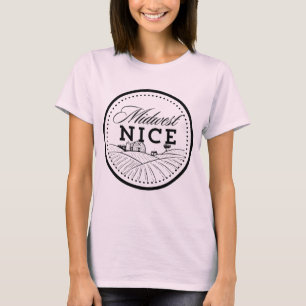 Camiseta Lágrima das mulheres do meio-oeste de Nice