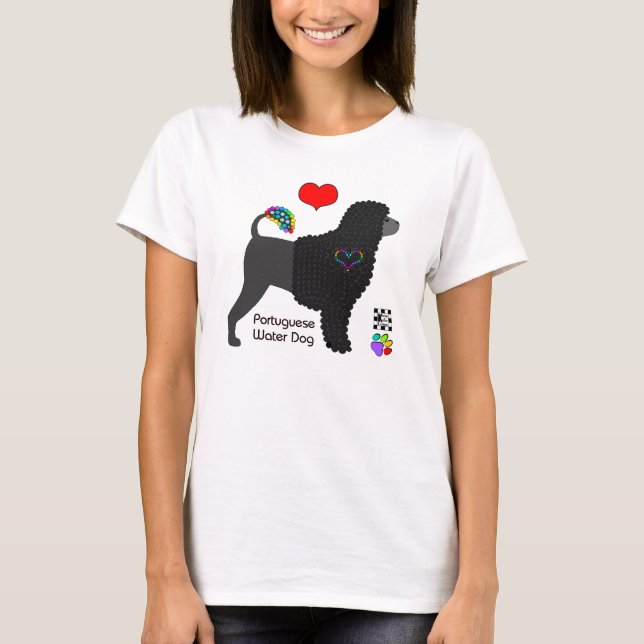 Camiseta Lágrima de Cão de Água em Portugal (Frente)