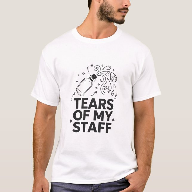 Camiseta Lágrimas da Minha Equipe Presente Engraçado Sarcás (Frente)