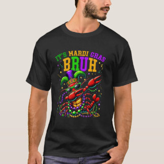 Camiseta Lagrimejando Lagostas É Mardi Gras Irmão Garoto do
