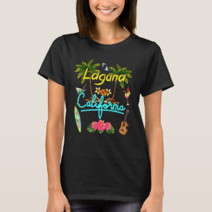 Camiseta Laguna California Beach Summer Palm Surf Sun Set P